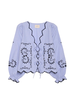 Tone bluse Blue Chambray Sissel Edelbo 